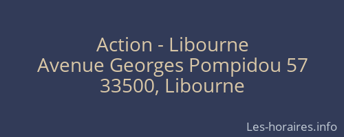Action - Libourne