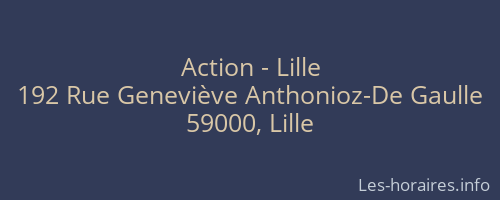 Action - Lille