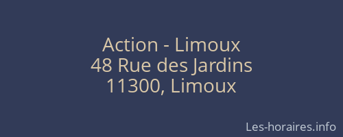 Action - Limoux