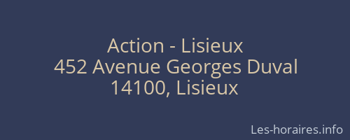 Action - Lisieux