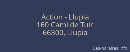 Action - Llupia