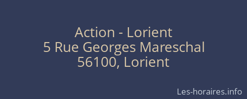 Action - Lorient