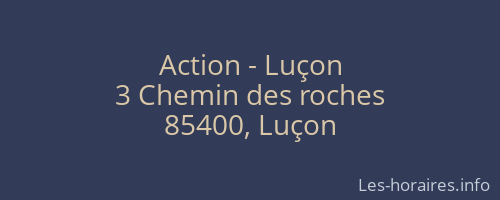 Action - Luçon