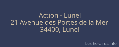 Action - Lunel
