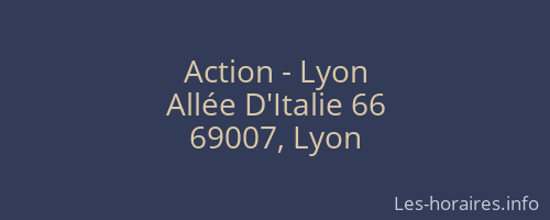 Action - Lyon