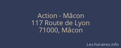 Action - Mâcon