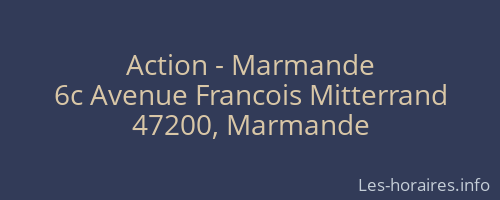 Action - Marmande