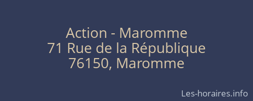 Action - Maromme