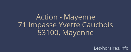 Action - Mayenne
