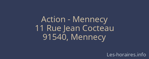 Action - Mennecy