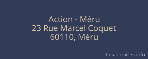 Action - Méru