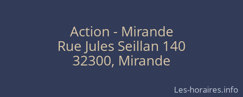 Action - Mirande