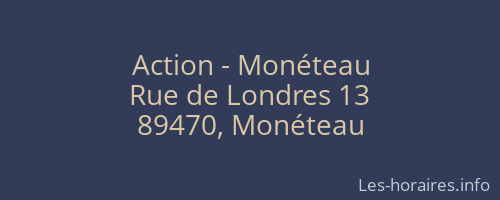 Action - Monéteau