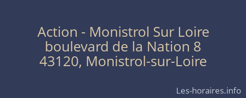 Action - Monistrol Sur Loire