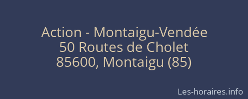 Action - Montaigu-Vendée