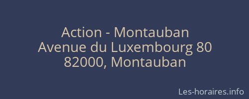Action - Montauban