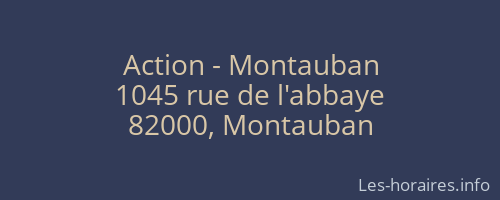 Action - Montauban