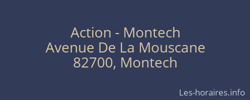 Action - Montech