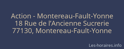 Action - Montereau-Fault-Yonne
