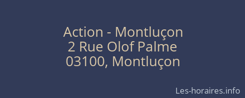 Action - Montluçon