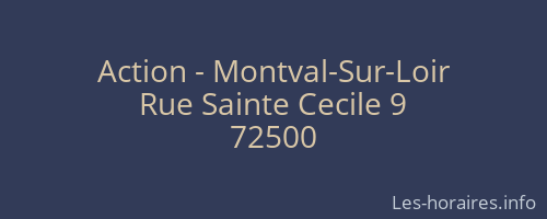 Action - Montval-Sur-Loir