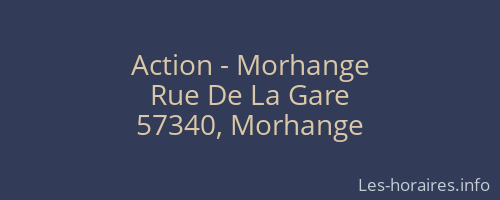 Action - Morhange