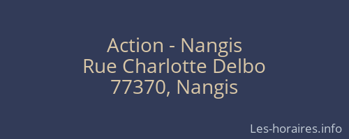 Action - Nangis