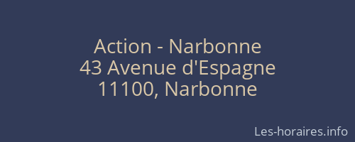 Action - Narbonne