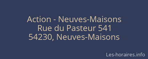 Action - Neuves-Maisons