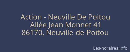 Action - Neuville De Poitou
