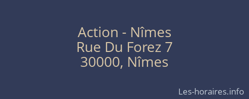 Action - Nîmes