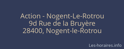 Action - Nogent-Le-Rotrou