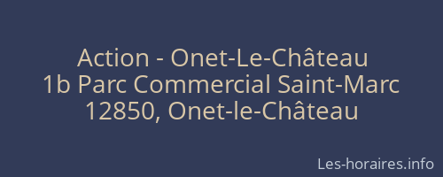 Action - Onet-Le-Château