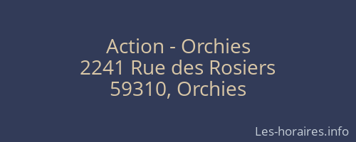 Action - Orchies