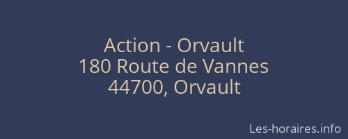 Action - Orvault