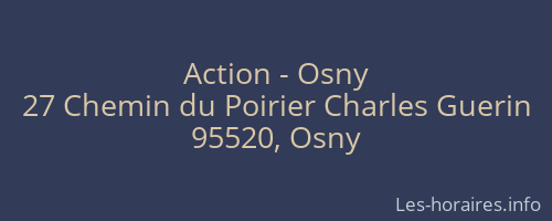 Action - Osny