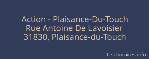 Action - Plaisance-Du-Touch