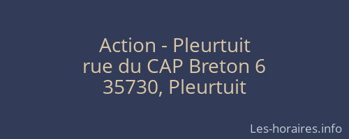 Action - Pleurtuit