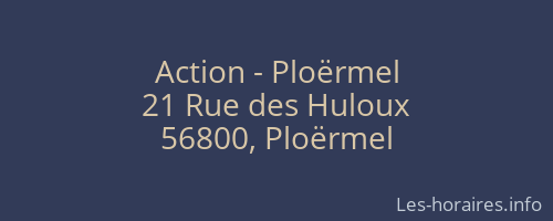 Action - Ploërmel