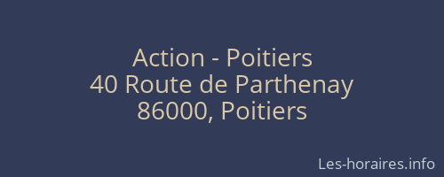 Action - Poitiers