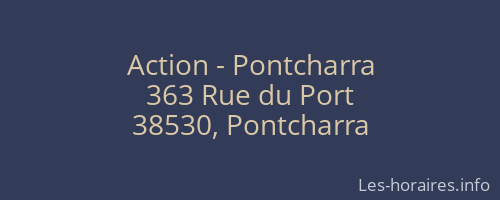 Action - Pontcharra