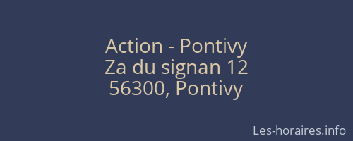 Action - Pontivy