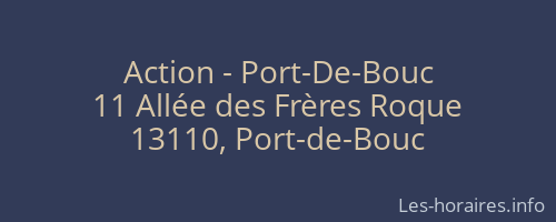 Action - Port-De-Bouc