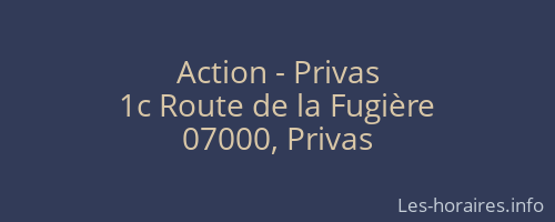 Action - Privas