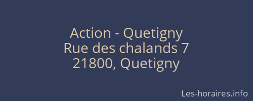 Action - Quetigny
