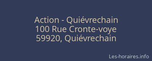 Action - Quiévrechain