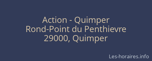 Action - Quimper