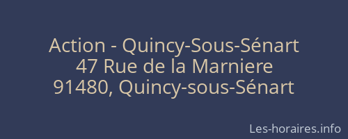 Action - Quincy-Sous-Sénart