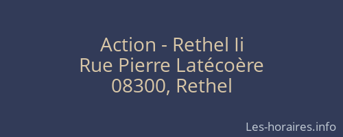 Action - Rethel Ii