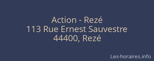 Action - Rezé